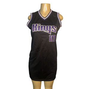 Sacramento Kings Jersey Dress Womens Large NBA Basketball Mike Bibby 10 Reebok
